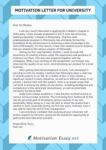 How to Write a Motivation Letter for University Admission