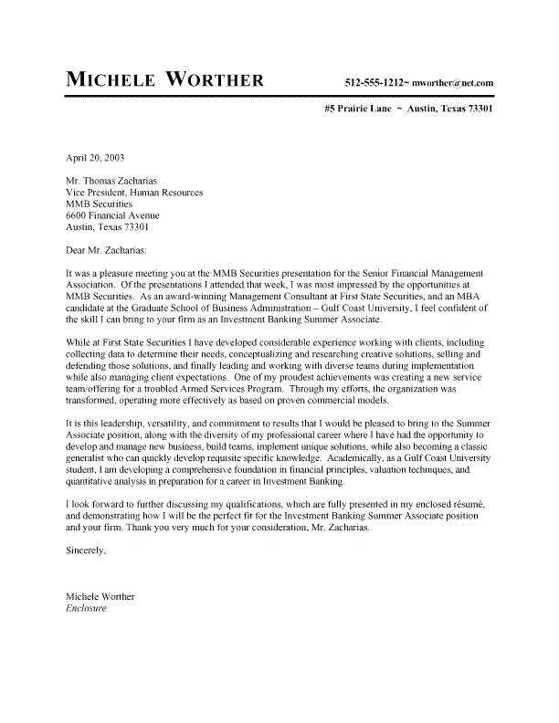 Motivation Letter For Internship Examples